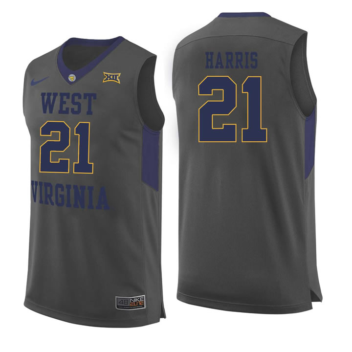 West Virginia Mountaineers 21 Wesley Harris Gray College Basketball Jersey Dzhi,We sell and wholesale West Virginia Mountaineers 21 Wesley Harris Gray College Basketball Jersey Dzhi on line form chian!